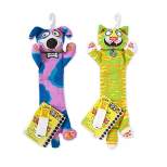 Fat Cat Incredible Strapping Flip Flop Yankers Dog Toy - Assorted (14" Long x 3" Wide)