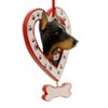 Kurt S. Adler 4.5 Inch Dog In Heart W/ Bone Canine Best Friend Tree Ornaments - 2 of 2