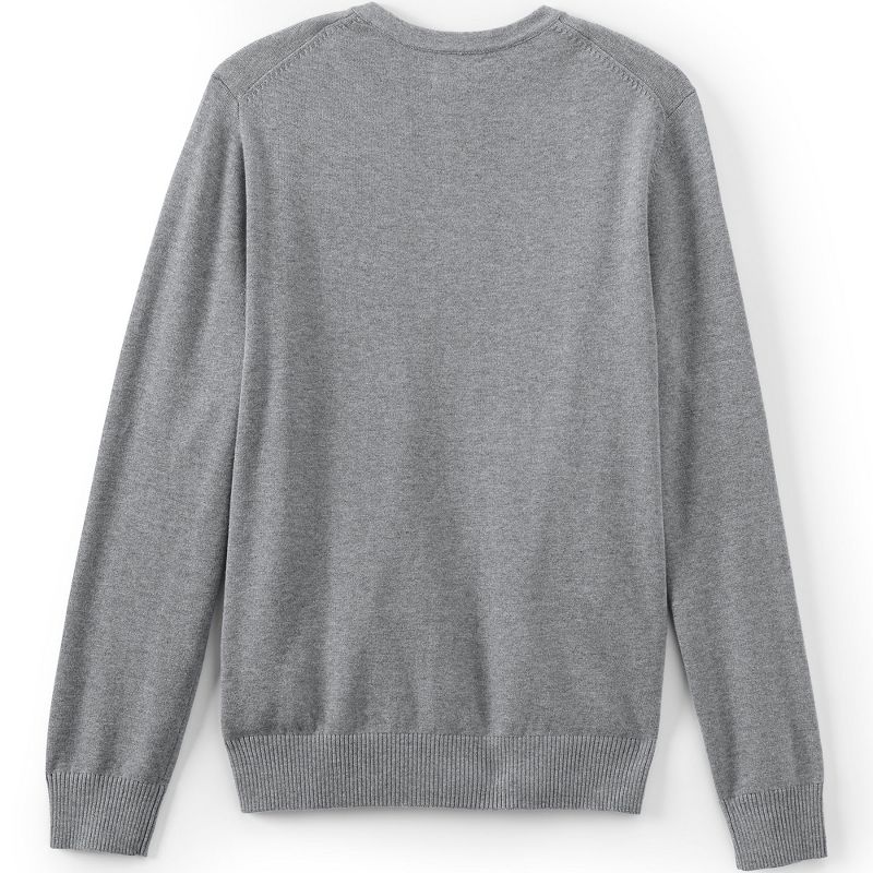 Lands' End Men's Cotton Modal V-neck Sweater, 3 of 5