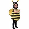 Joyfy Halloween Baby Bumble Bee Costume Set, Infant Boys Girls Bee Costume Outfits with Jumpsuit& Hood& Wings for Dress Up Party - 2 of 4