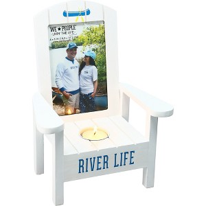 Pavilion Gift Company - River Life - Tealight Photo Frame (Holds 4" x 6" Photo) - Single Image Frames - 1 of 4
