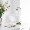 Modern Iron Desk Lamp with Glass Shade - Lalia Home - 3 of 4