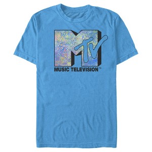 Men's MTV Paisley Print Logo T-Shirt - 1 of 4