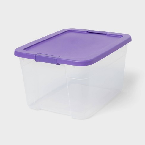 Clear storage bin discount