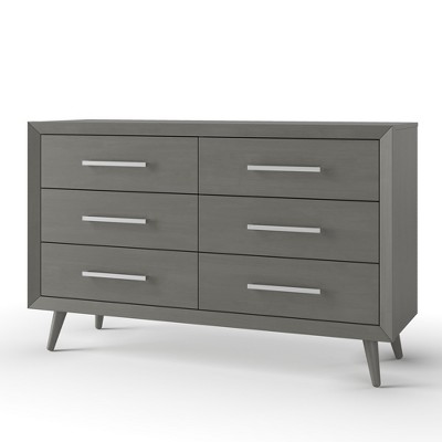 Child Craft 6-Drawer Cranbrook Double Dresser for Nursery or Bedroom, Anti-Tip Kit Included to Prevent Tipping, Non-Toxic, Baby Safe Finish