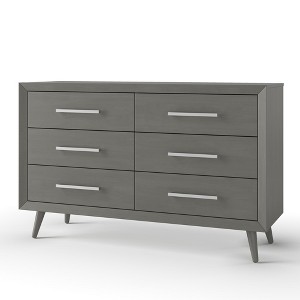 Child Craft 6-Drawer Cranbrook Double Dresser for Nursery or Bedroom, Anti-Tip Kit Included to Prevent Tipping, Non-Toxic, Baby Safe Finish - 1 of 4