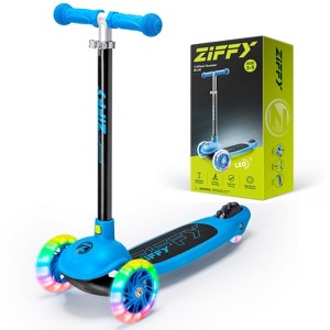 Ziffy 3 Wheel Scooter for Kids 3-5, Toddler Kick Scooter with LED
