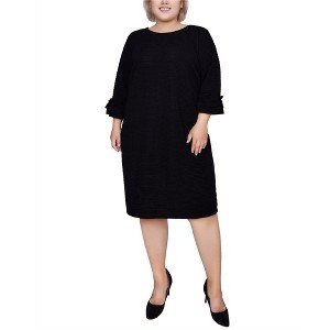 NY Collection Womens Textured Sheath Dress - 1 of 1