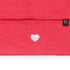 Dalix Lil Heart Embroidered Beanie Warm Winter Knit Hat Women - 2 of 4