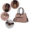 MKF Collection Edith Vegan Leather Women’s Tote Bag with Wallet by Mia K - Brown - 4 of 4