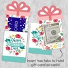 Big Dot of Happiness Colorful Floral Happy Mother's Day - We Love Mom Party Money and Gift Card Sleeves - Nifty Gifty Card Holders - Set of 8 - 3 of 4