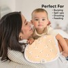 KeaBabies 5pk Urban Baby Burp Cloths, Organic Burping Cloth for Babies, Burp Rags for Baby Girls, Boys - 4 of 4