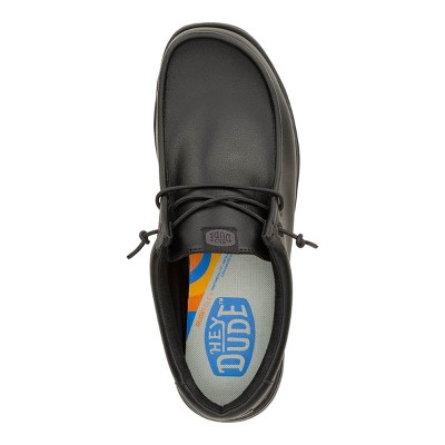 HEYDUDE Men Wally Work CE Classic Slip Resistant , Classic Black, 9 — фото 3