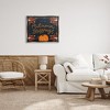 Stupell Industries Autumn Blessings Fall Leaves Pumpkin Black Framed Floater Canvas Wall Art - 2 of 4