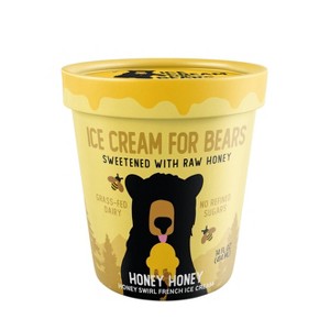 Ice Cream For Bears Frozen Honey Swirl Ice Cream - 14 fl oz - 1 of 4