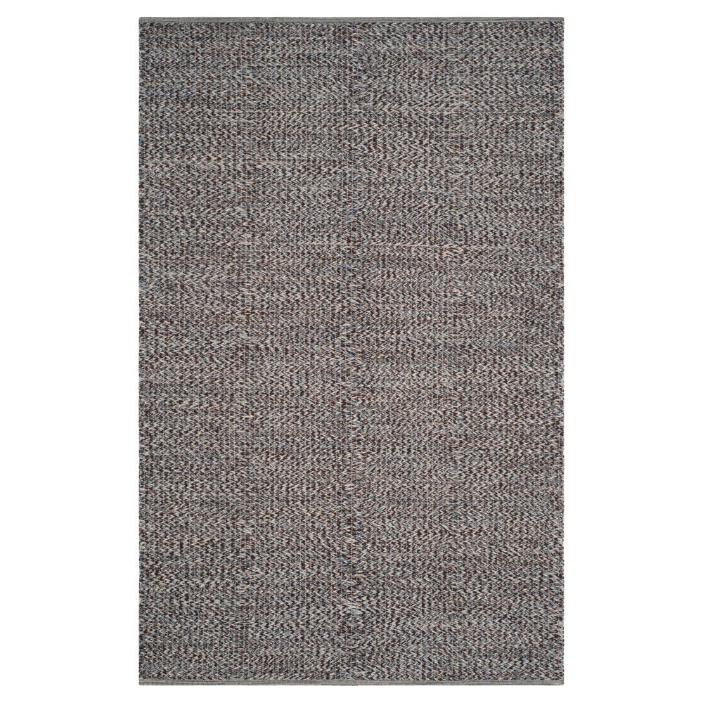 4'x6' Blue Abstract Woven Area Rug - Safavieh