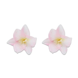 Unique Bargains Women's Simulated Flower Duckbill Clip 2 Pcs - 1 of 4