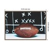 Kate & Laurel All Things Decor 33"x23" Sylvie Playbook Football Framed Canvas by Alicia Abla Brown - 2 of 4