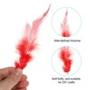 Unique Bargains DIY Dream Catcher Earrings Saddle Hackle Rooster Feathers 50 Pcs - 3 of 4