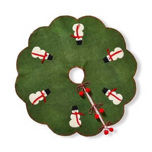 tag Snowman Tree Skirt - 1 of 2