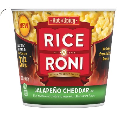 Rice O Roni Jalapeno Cheddar Rice Mix Microwavable Cup - 2.1oz