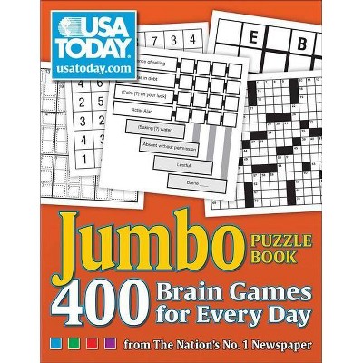 USA Today Jumbo Puzzle Book - (USA Today Puzzles) by  Usa Today (Paperback)