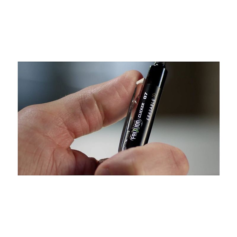 Pilot FriXion Clicker Erasable Gel Ink Retractable Pen Assorted Ink .5mm 7/Pack 32509, 4 of 5