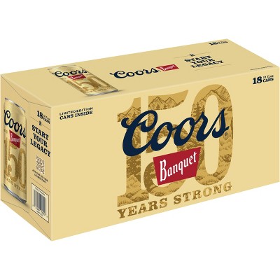 Coors Banquet Beer - 18pk/12 Fl Oz Cans : Target