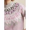 VENUS Womens Fair Isle Crew Neck Sweater - 3 of 4