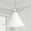 Capital Lighting Bradley 1 - Light Pendant in  Aged Brass/White - 3 of 3