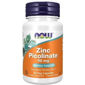 Zinc Picolinate by Now Foods  -  30 VegCap - 1 of 3