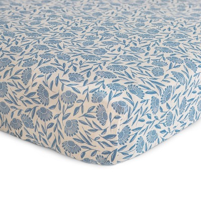 Mushie Extra Soft Muslin Crib Fitted Sheet