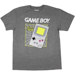 Seven Times Six Game Boy Men's Retro 1989 Video Game Console Graphic T-Shirt New - 1 of 4