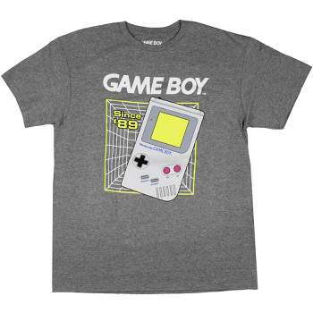 Game Boy Men's Retro 1989 Video Game Console Graphic T-Shirt New