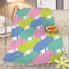 SEVOBAL Baby Blankets Capybara Flannel Blankets Animal Blankets Throw Blanket Super Soft Animal Blanket Christmas Gifts, Multicolored, 30"*39"*0.25" - 2 of 4