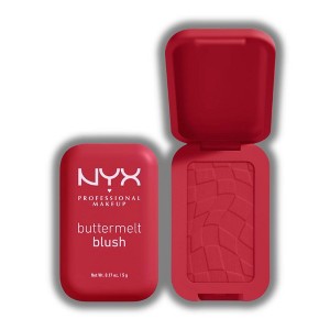 NYX Professional Buttermelt Blush - BMBL10 Back and Butta Deep Rosewood - 0.17 oz (PACK OF 2) SET - 1 of 2