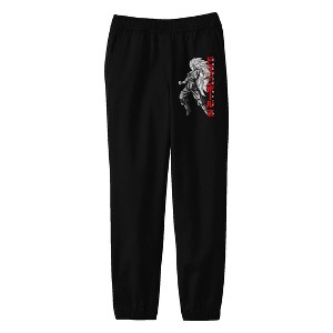 Dragonball Z Monochromatic Color Goku Youth Black Graphic Sweatpants - 1 of 3