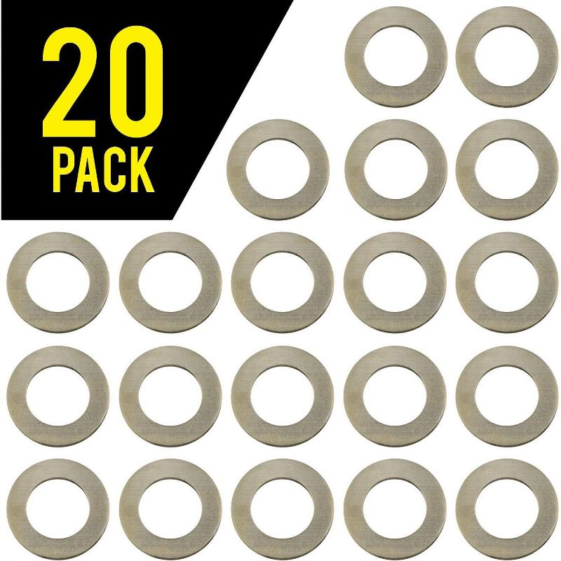 20-Pack of Oil Crush Washers / Drain Plug Gaskets compatible with Honda - OEM 94109-14000 - Fits Civic, Accord, CR-V / CRV, Pilot, Odyssey, 5 of 7
