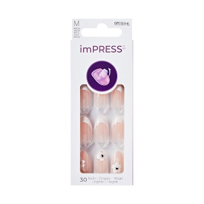 imPRESS Press-On Manicure Fake Nails - Real Smooth - 33ct