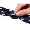 Allegra K Women's Skinny Silky Polka Dot Waistband Long Narrow Neckscarf Bag Handle Accessory 1 Pc - 4 of 4