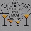 Rerun Island Women Just Here For The Boos Drinks Short Sleeve Graphic Cotton Baby Tee - 2 of 4