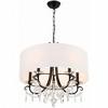 Crystorama Lighting Othello 5 - Light Chandelier in  Matte Black - 2 of 4