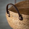 Sullivans Handled Woven Wicker Tray Set of 2, 6"H & 5.5"H Brown - 2 of 4