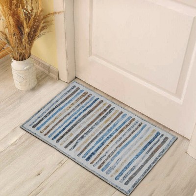 Maxax Non-Slip Machine Washable Colorful Modern Area Rug For Living Room, Hallway Runner, Entryway Rug
