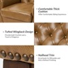 Dermot traditional genuine leather chair Set of 2| HULALA HOME - 4 of 4