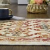 Area Rug Washable Rug, Modern Floral Area Rug Indoor, Non Slip Living Room Rug, Low Pile Foldable Thin Rug for Dining Room Home Office Dorm - 2 of 4
