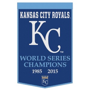 24" x 38" MLB Kansas City Royals Wool Banner - 1 of 3
