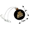 Bryant University Secondary Logo Mini Small Tiny Wood Christmas Tree Holiday Ornament - 4 of 4