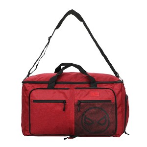 Spider-Man Mask Red 24” Packable Travel Duffle - 1 of 4