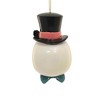 Transpac 5.5 Inch Retro-Looking Holiday Ornament Tree Ornament , Christmas Bust (1PC) - 2 of 3